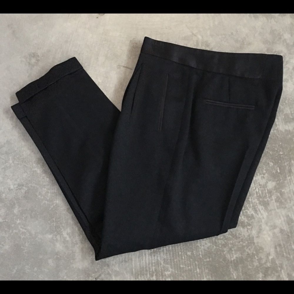 Rag and Bone black ankle Tuxedo pant